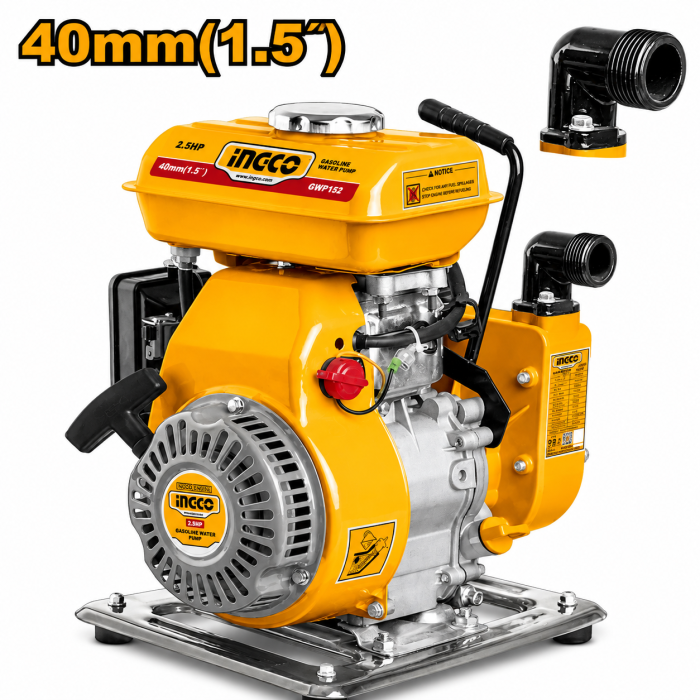 Motobomba Gasolina Ingco 2,5 HP