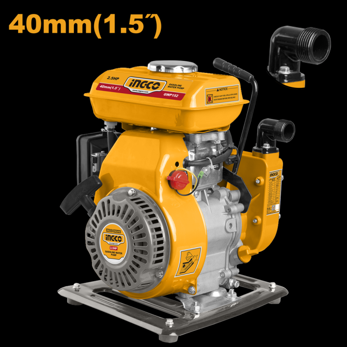 Motobomba Gasolina Ingco 2,5 HP
