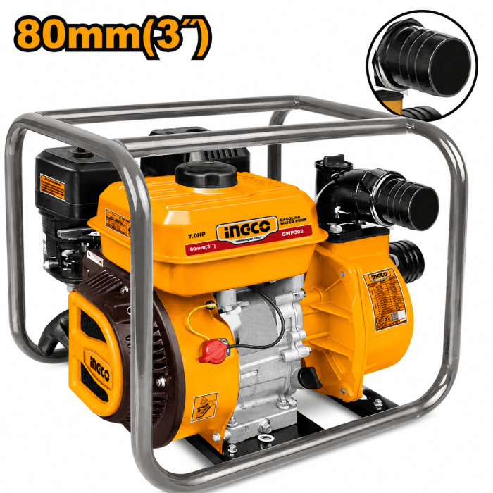 Motobomba Gasolina Ingco 7.0 HP 3" 