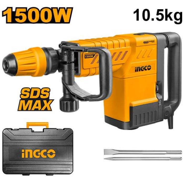 Martillo Demoledor 10 KG. SDS MAX 1500w INGCO