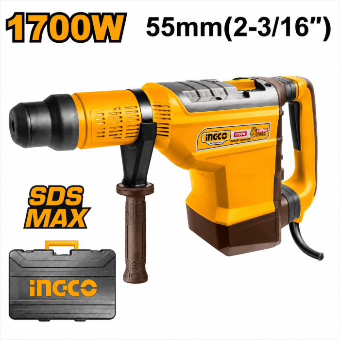 Martillo Combinado 13 KG. SDS MAX 1700w. INGCO 