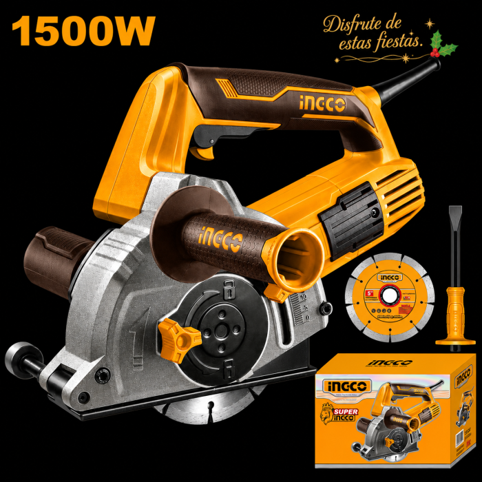Rozadora Pared 1500 w. 125 mm. INGCO 