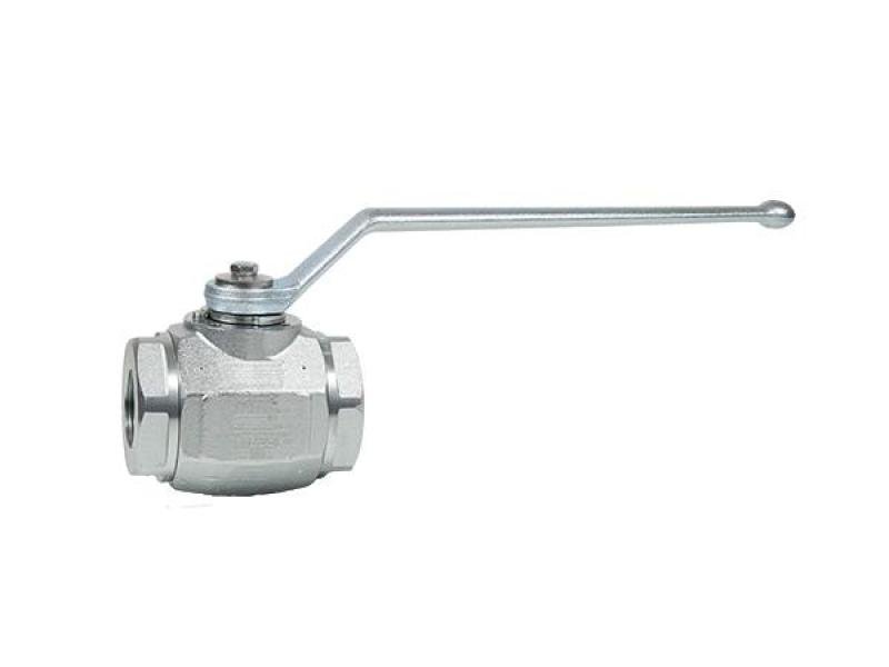 VALVULA GB1 2 VIAS PASO TOTAL ACERO CARBONO ROSCA BSP OPCION PARA ACTUADOR