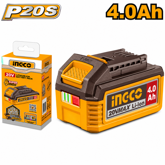 BATERIA 20 V LI-ON 4AH INCGO 