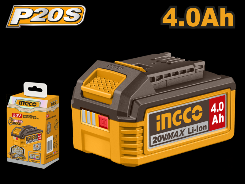BATERIA 20 V LI-ON 4AH INCGO 