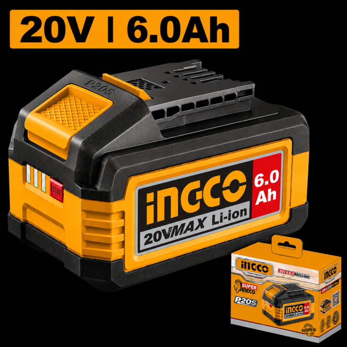 BATERIA 20V 6,0Ah Sustituye INGCO 