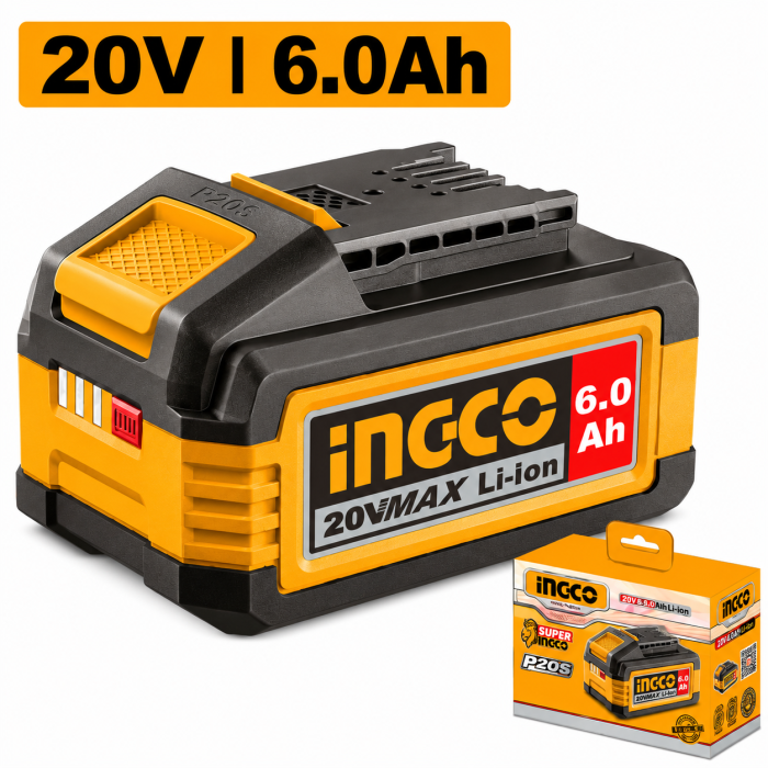 BATERIA 20V 6,0Ah Sustituye INGCO 