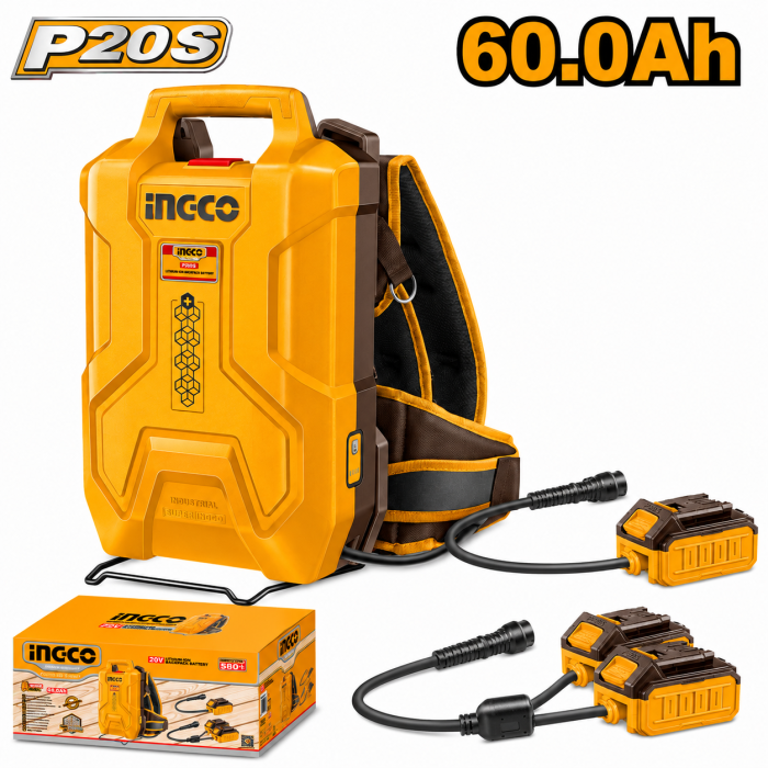 BATERIA MOCHILLA 60 Ah 20V/40V INGCO 