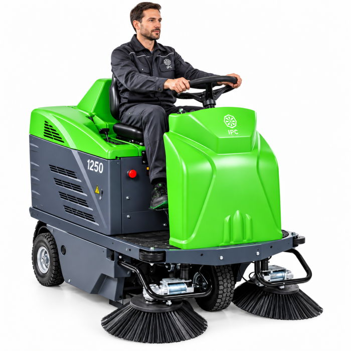 Barredora Profesional IPC 1250 E – Conductor Sentado