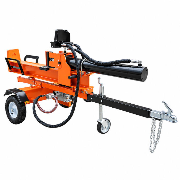 Astilladora de Leña Hidráulica Anova 35 Ton – Motor 9 HP Remolcable ATV 