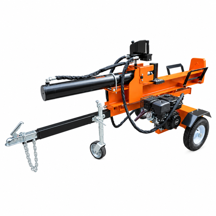 Astilladora de Leña Hidráulica Anova 35 Ton – Motor 9 HP Remolcable ATV 