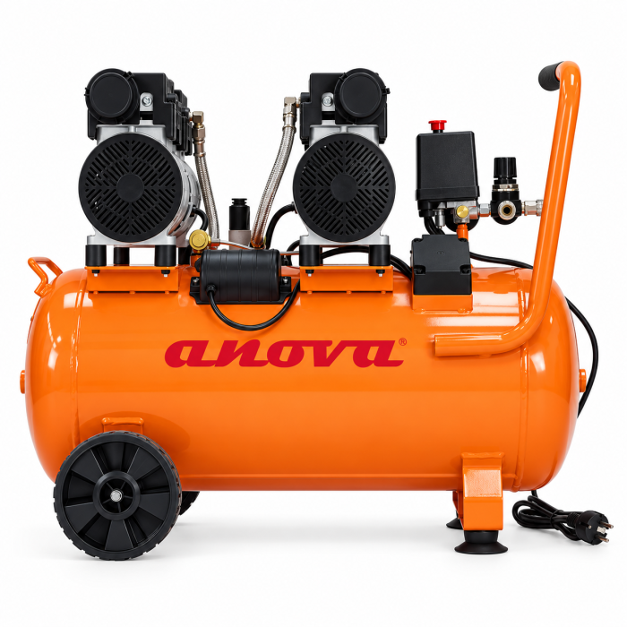 COMPRESOR AIRE ANOVA 50L - 8BAR - SIN ACEITE - 260L/MIN