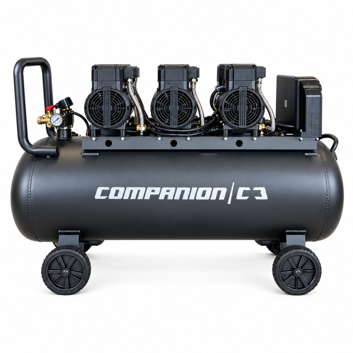 COMPRESOR DE AIRE COMPANION "SILENT" 120Lts (6HP)