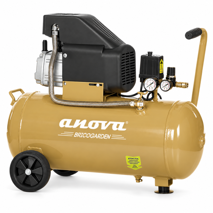 COMPRESOR AIRE ANOVA 50L MOGOR - BRICOGARDEN