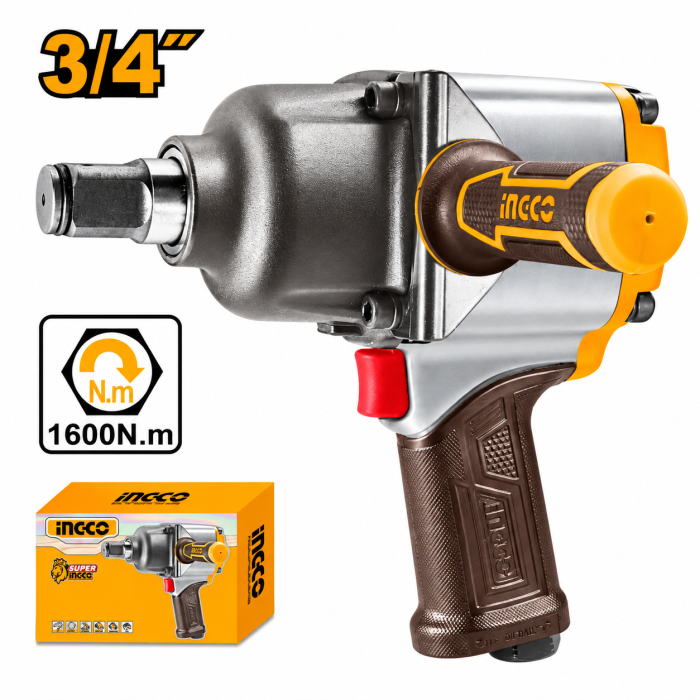 PISTOLA IMPACTO NEUMATICA INGCO 3/4" 270L/MIN