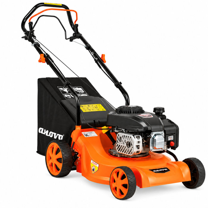 Cortacésped ANOVA CC340PT – Gasolina 41 cm Autopropulsado con Chasis de Polipropileno
